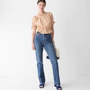 J. Crew NWT‎ Tall Full-Length Demi-Boot Jean in Kamari Wash
